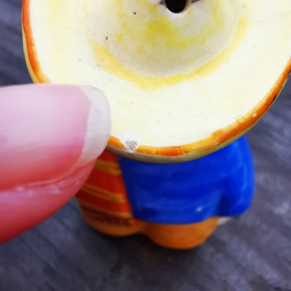 Vintage Ceramic Men in Sombreros Salt and Pepper Shakers - Picture 9 of 13